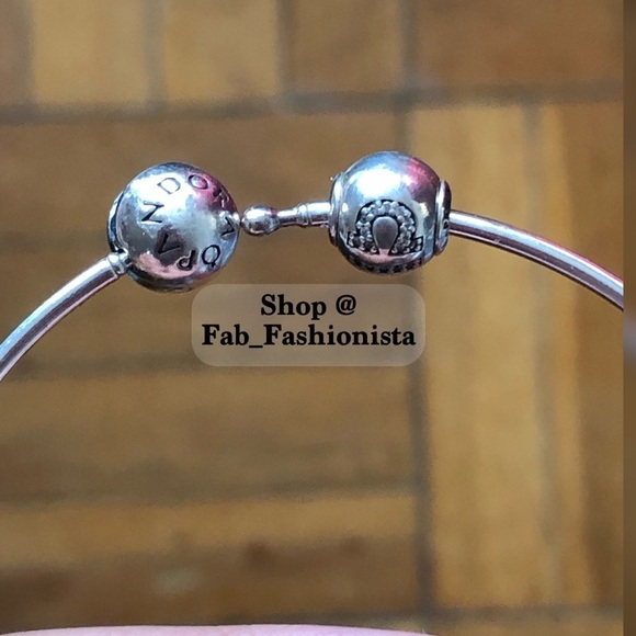 Pandora sterling silver essence bracelet & charm - Picture 5 of 7